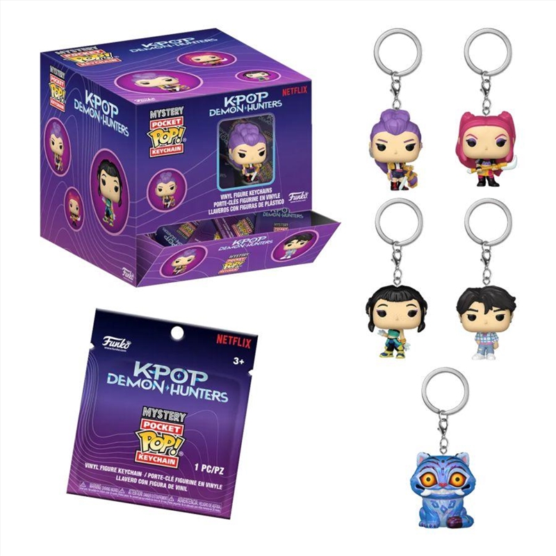 KPop Demon Hunters – Pop! Keychain Blind Box (SENT AT RANDOM)/Product Detail/Movies
