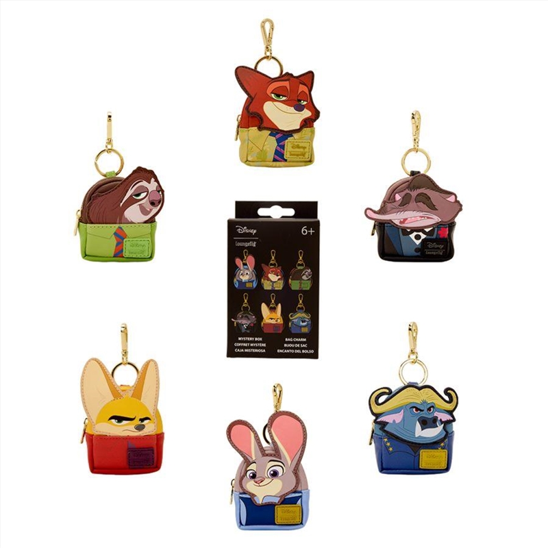Loungefly Zootopia – Mystery Mini Backpack Keychain Charm (RANDOM)/Product Detail/Keyrings