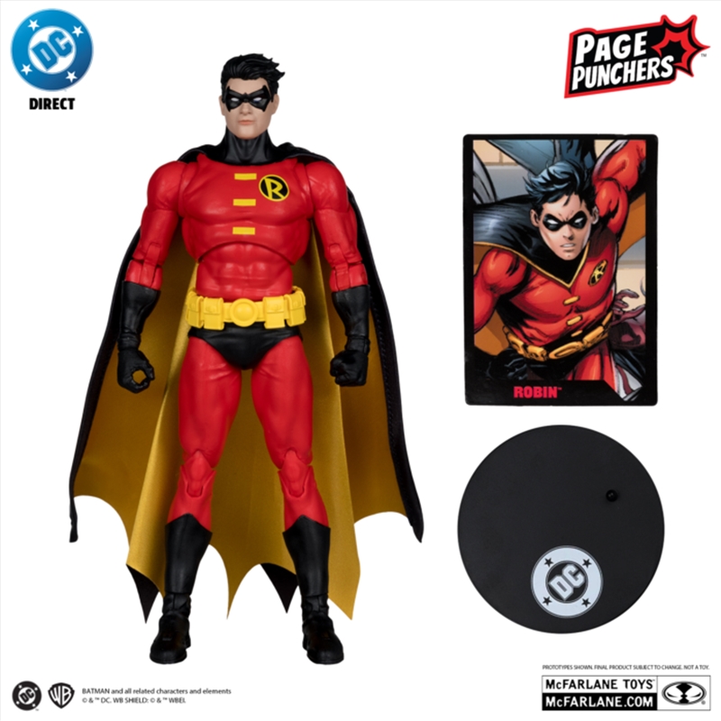 McFarlane Toys DC Comics Robin Page Punchers 7" Action Figure/Product Detail/Figurines