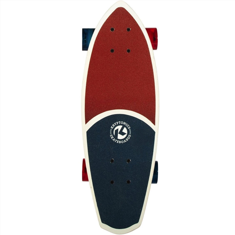 Bravo Sports Kryptonics KR23 Min Fat Cruiser Skateboard - Liberty Blue/Product Detail/Sport & Outdoor