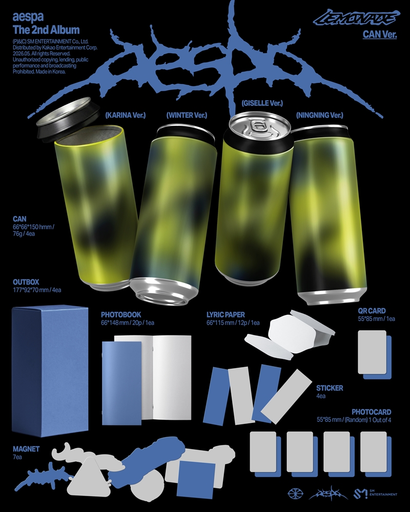 Aespa - 2nd Album [Lemonade] (Can Ver.) Random/Product Detail/World