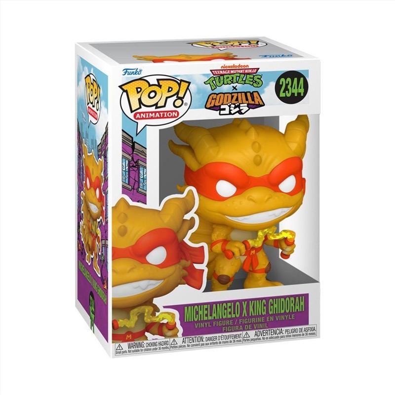 Teenage Mutant Ninja Turtles X Godzilla – Michelangelo X Ghidorah Pop! Vinyl/Product Detail/TV