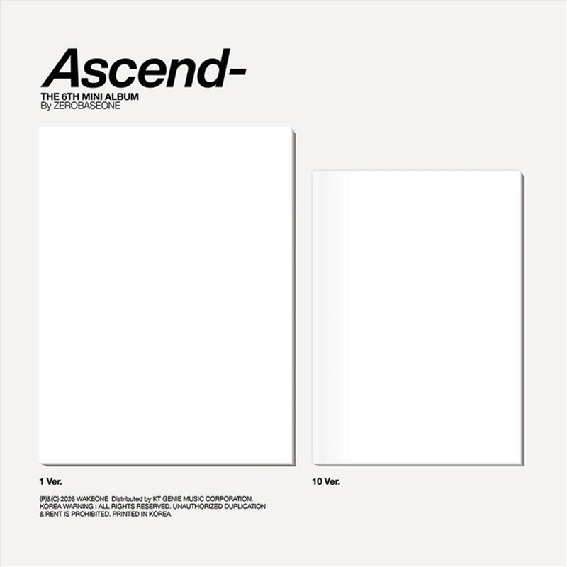 Zerobaseone - Ascend- 6th Mini Album Photobook Ver Set/Product Detail/World