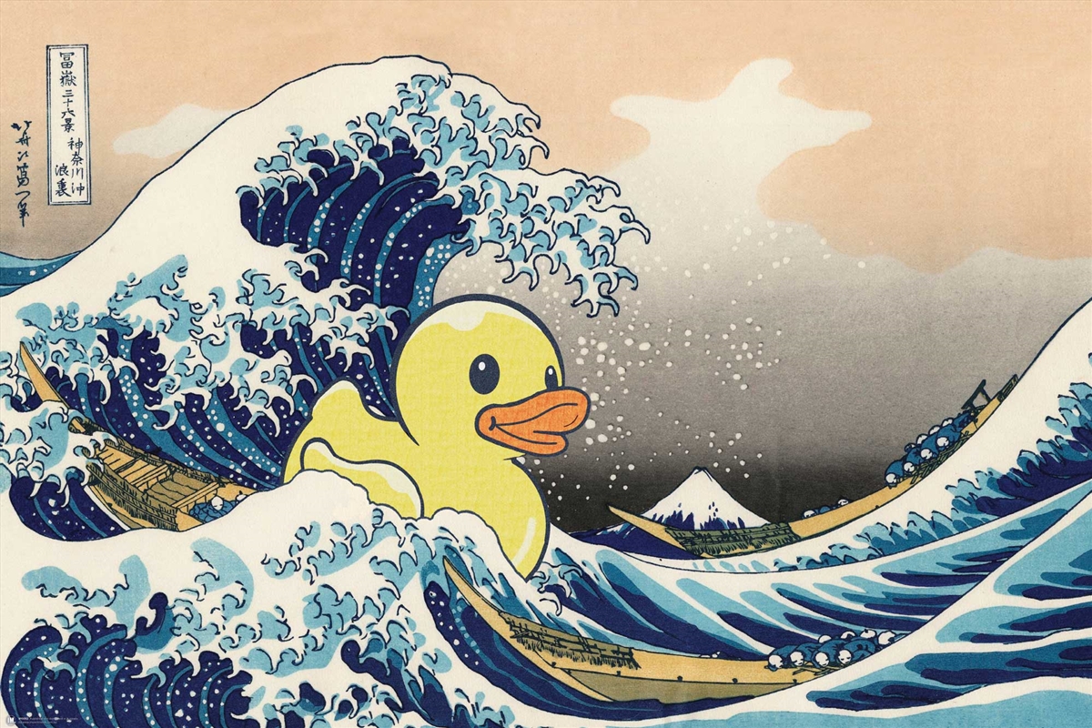 Duck and Great Wave - Reg Poster/Product Detail/Posters & Prints