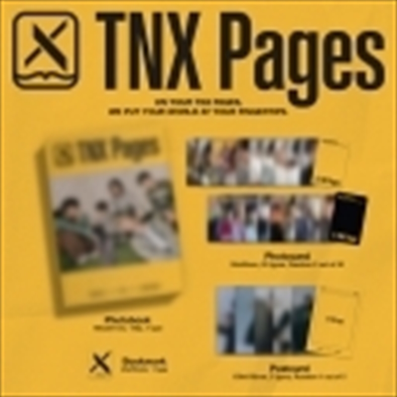 Photobook Tnx Pages/Product Detail/KPOP Merch