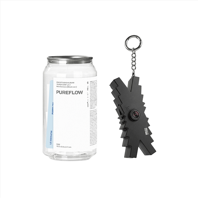 Le Sserafim - Pureflow 2nd Album Weverse Shop Gift Mini Camera Black Ver/Product Detail/World
