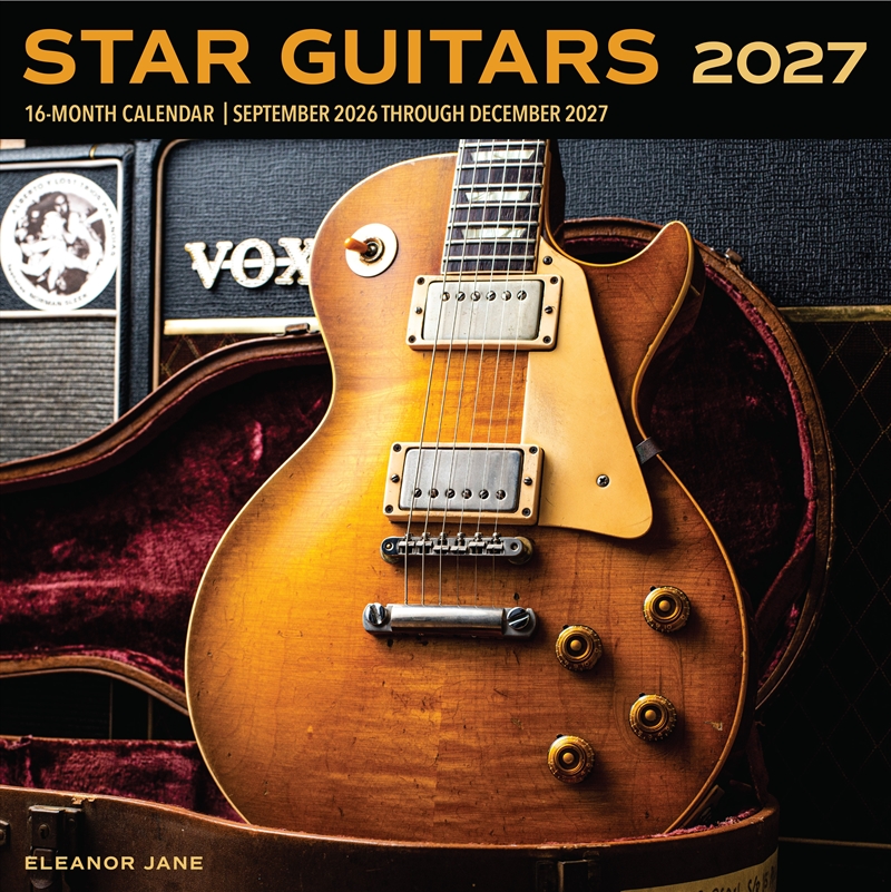 Star Guitars 2027/Product Detail/Calendars & Diaries