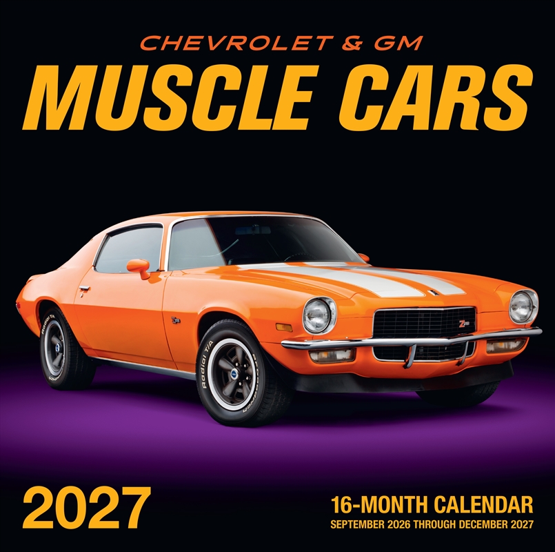 Chevrolet And Gm Muscle Cars 2027/Product Detail/Calendars & Diaries