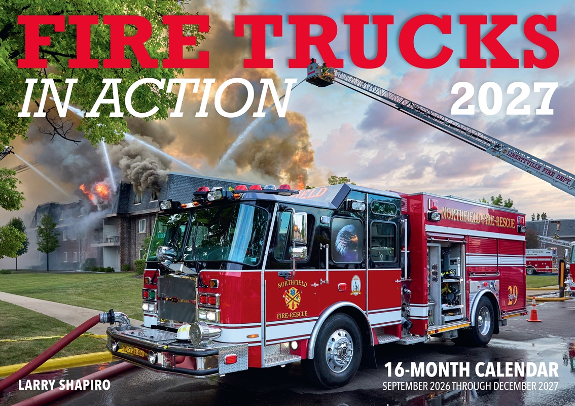 Fire Trucks In Action 2027/Product Detail/Calendars & Diaries