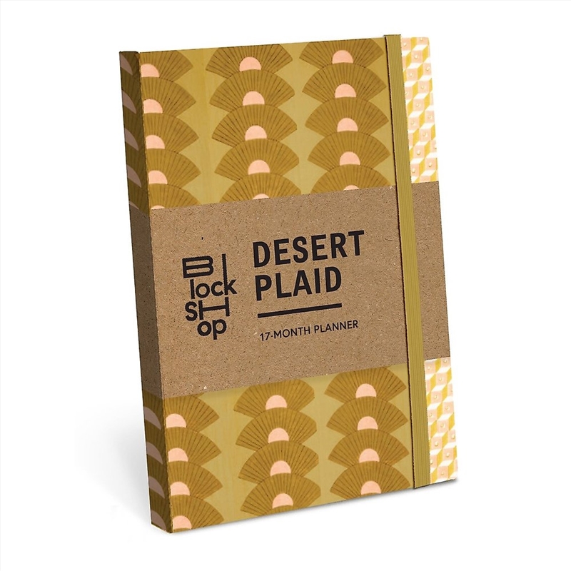 From The Block Shop Studio: Desert Plaid 17-Month Planner/Product Detail/Calendars & Diaries