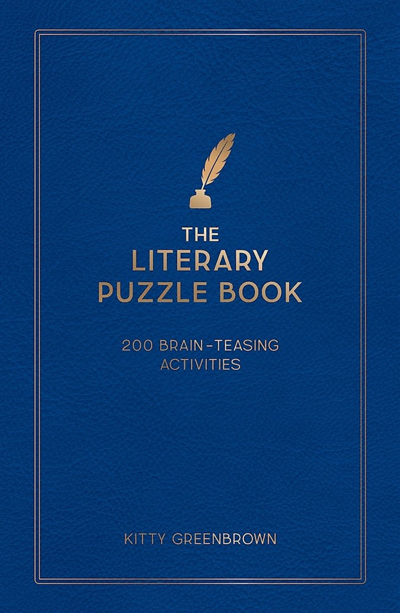 The Literary Puzzle Book/Product Detail/Adults Activity Books