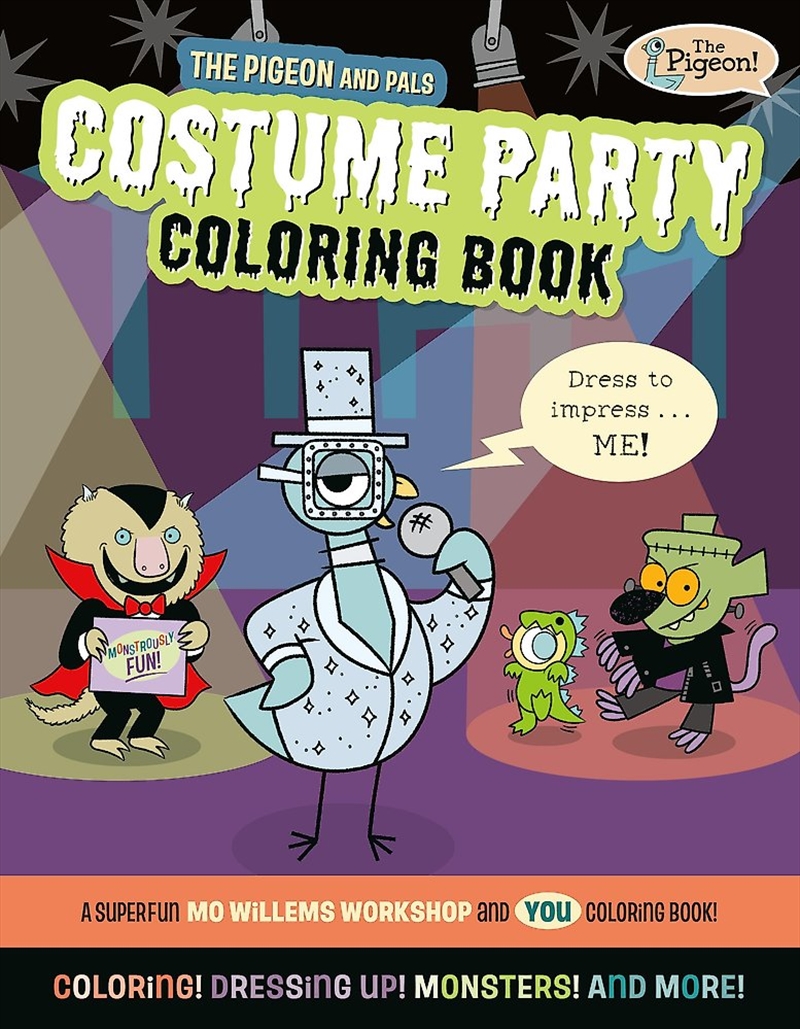 The Pigeon And Pals Monster Fun Coloring Book/Product Detail/Kids Colouring