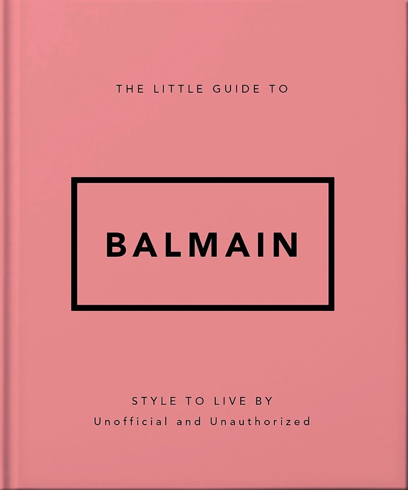 The Little Guide To Balmain/Product Detail/Fashion & Style Guides