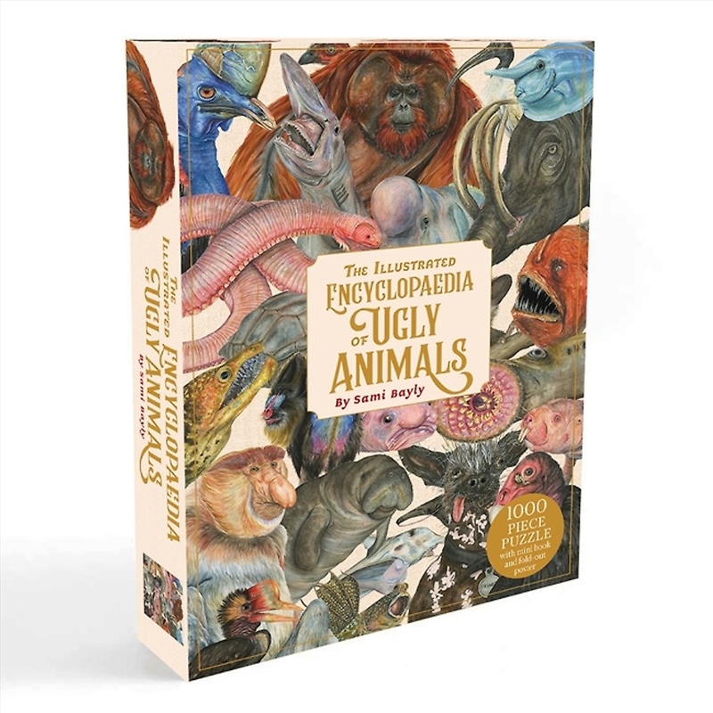 The Illustrated Encyclopaedia of Ugly Animals/Product Detail/Jigsaw Puzzles