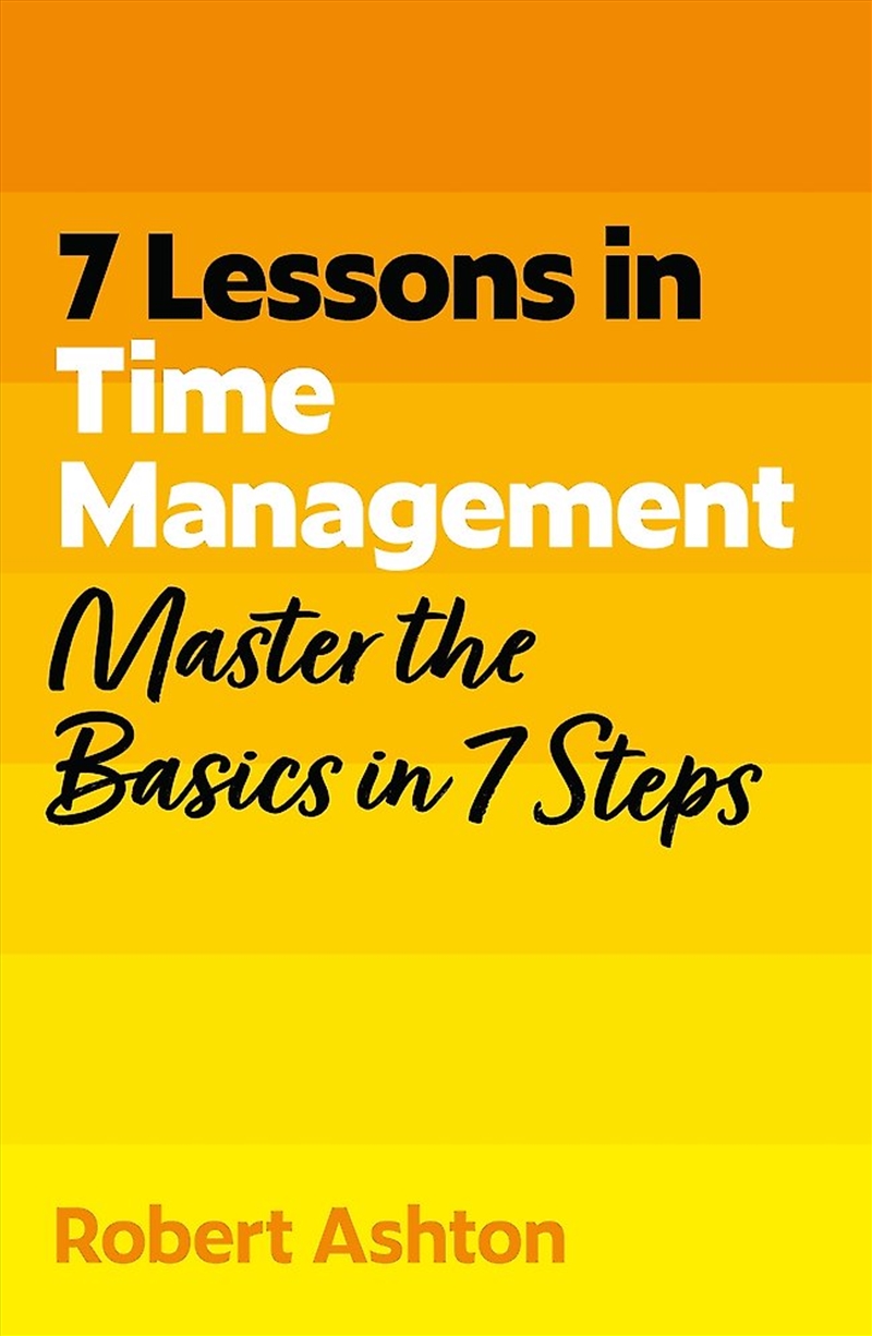 Time Management In A Week/Product Detail/Self Help & Personal Development