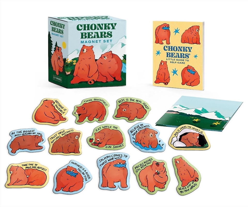 Chonky Bears Magnet Set/Product Detail/Magnets