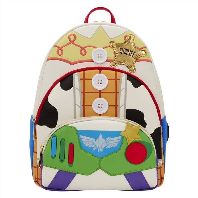 Loungefly Toy Story 5 - Triple Pocket Mid-Size Backpack/Product Detail/Bags