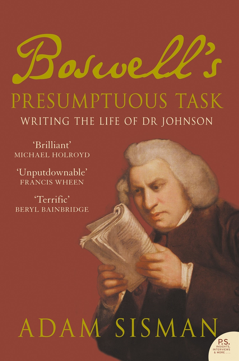 Boswell's Presumptuous Task/Product Detail/Reading