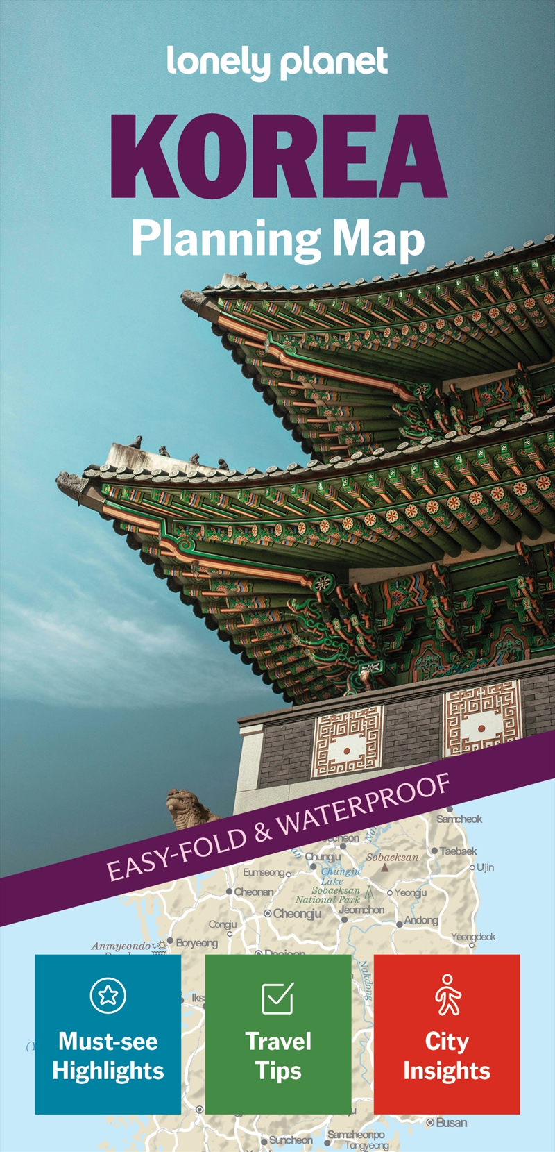 Lonely Planet Korea Planning Map/Product Detail/Travel & Holidays