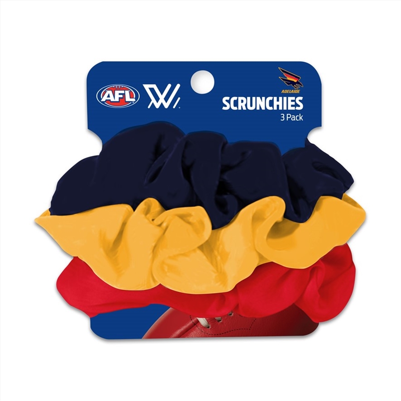 AFL - Adelaide Crows Scrunchies 3Pk/Product Detail/Apparel