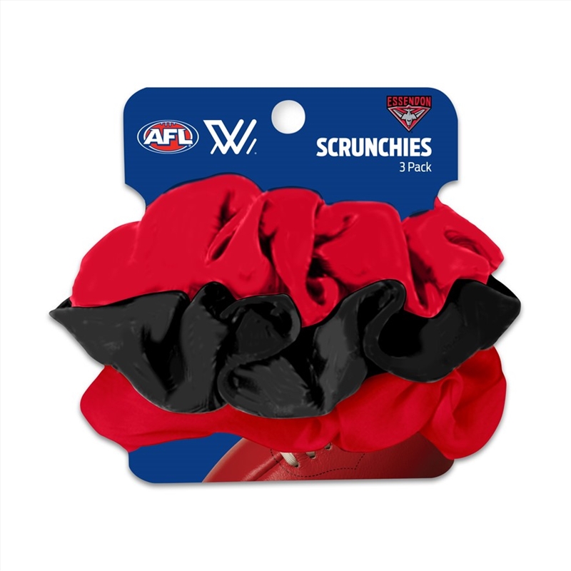 AFL - Essendon Scrunchies 3Pk/Product Detail/Apparel
