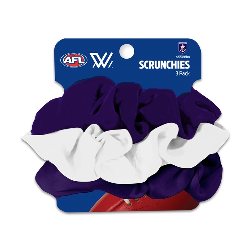 AFL - Fremantle Scrunchies 3Pk/Product Detail/Apparel