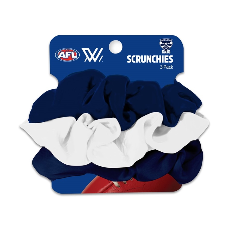 AFL - Geelong Scrunchies 3Pk/Product Detail/Apparel