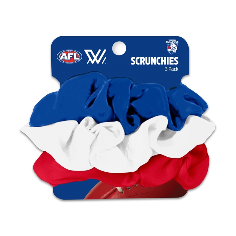 AFL - Western Bulldogs Scrunchies 3Pk/Product Detail/Apparel