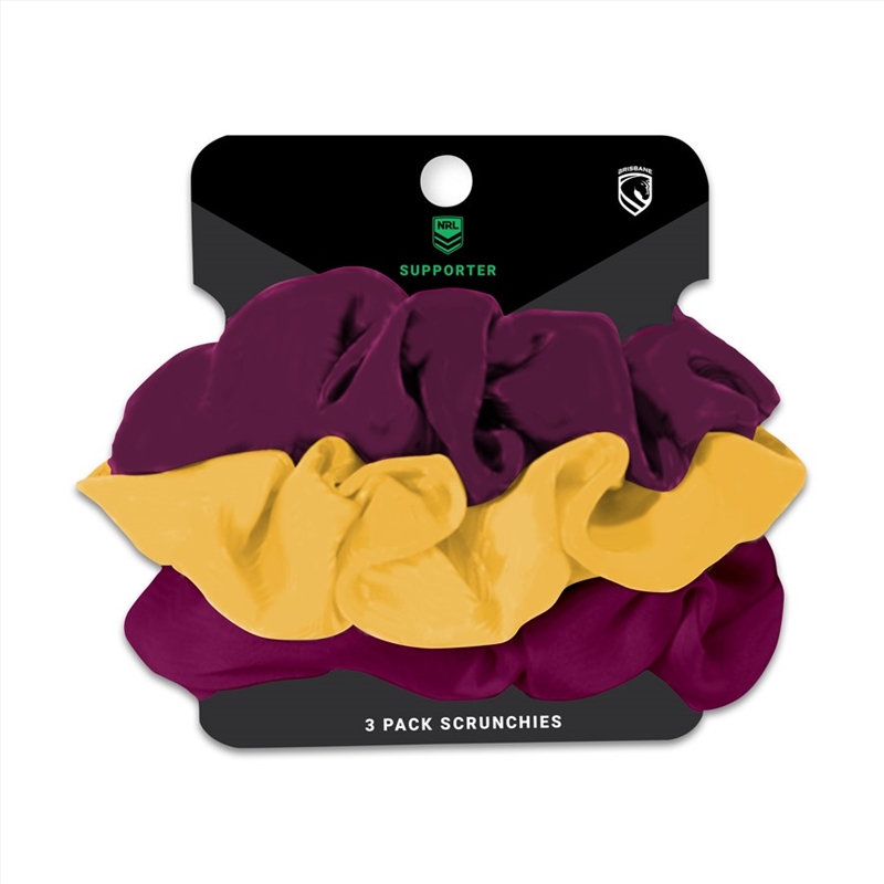 Nrl - Broncos Scrunchies 3Pk/Product Detail/Apparel