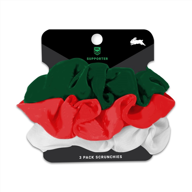 Nrl - Rabbitohs Scrunchies 3Pk/Product Detail/Apparel