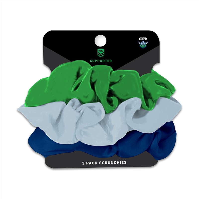 Nrl - Raiders Scrunchies 3Pk/Product Detail/Apparel