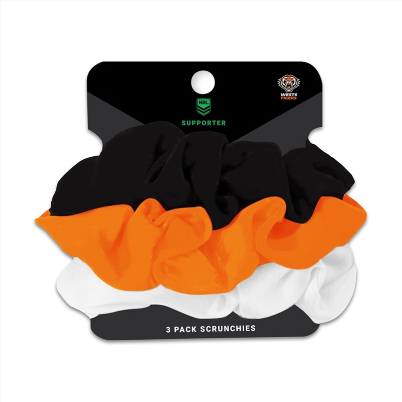 Nrl - Wests Tigers Scrunchies 3Pk/Product Detail/Apparel