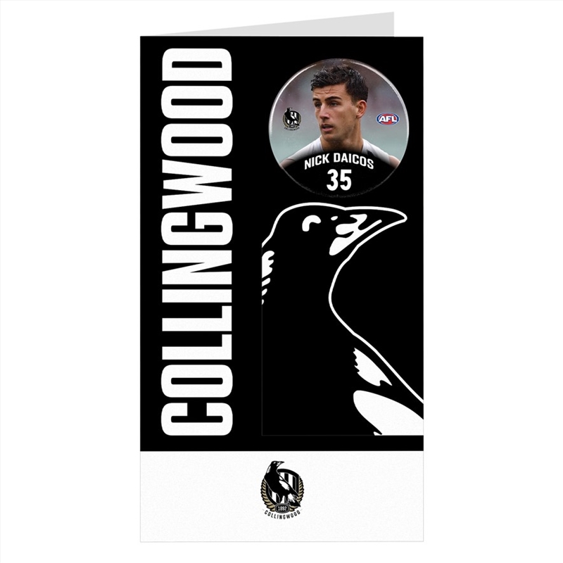 AFL - Collingwood N Daicois Greeting Card/Product Detail/Greeting Cards