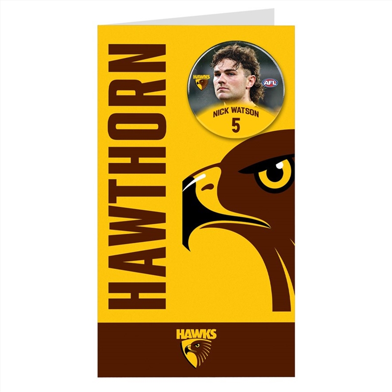 AFL - Hawthorn Watson Greeting Card/Product Detail/Greeting Cards