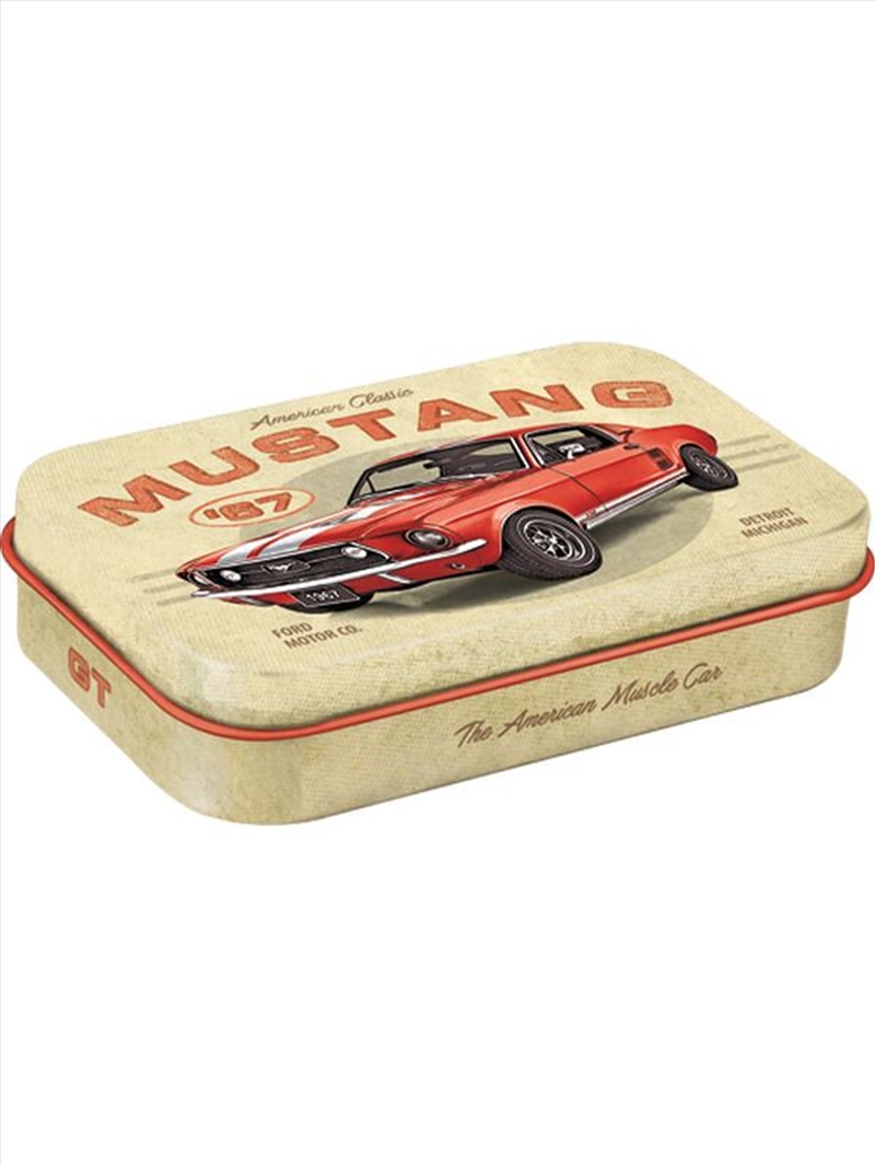 Nostalgic-Art Mint Box XL Ford Mustang - GT 1967 Red 10x6x2cm/Product Detail/Collectables