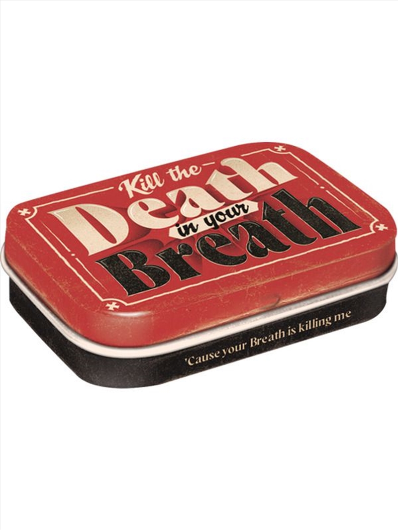 Nostalgic-Art Mint Death In Your Breath 4x6x2cm/Product Detail/Collectables