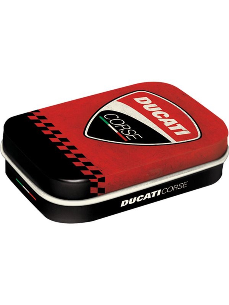 Nostalgic-Art Mint Ducati Corse - Logo Racing 4x6x2cm/Product Detail/Collectables