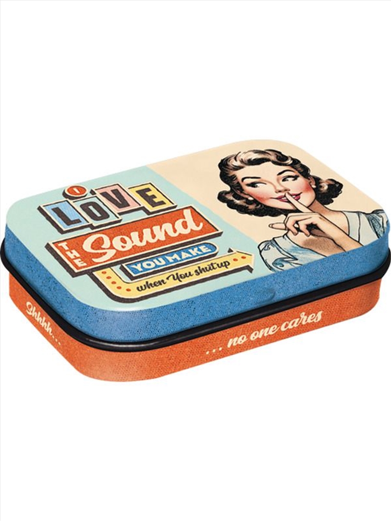Nostalgic-Art Mint The Sound When You Shut Up 4x6x2cm/Product Detail/Collectables