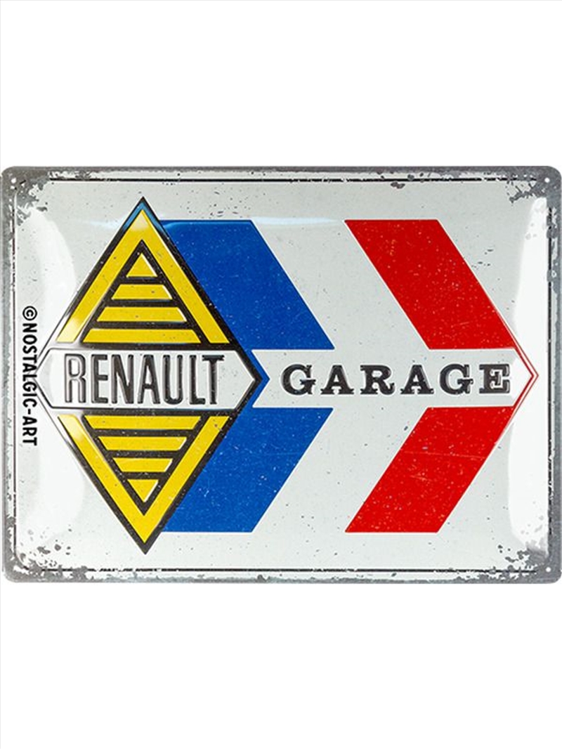 Nostalgic-Art Large Sign Renault - Garage 30x40x0.5cm/Product Detail/Posters & Prints