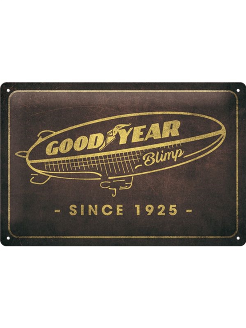 Nostalgic-Art Medium Sign Goodyear - Blimp Since 1925 20x30x0.5cm/Product Detail/Posters & Prints