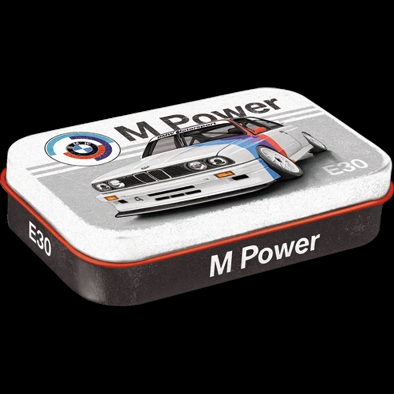 Nostalgic-Art Mint Box XL BMW Motorsport - M Power E30 10x6x2cm/Product Detail/Collectables