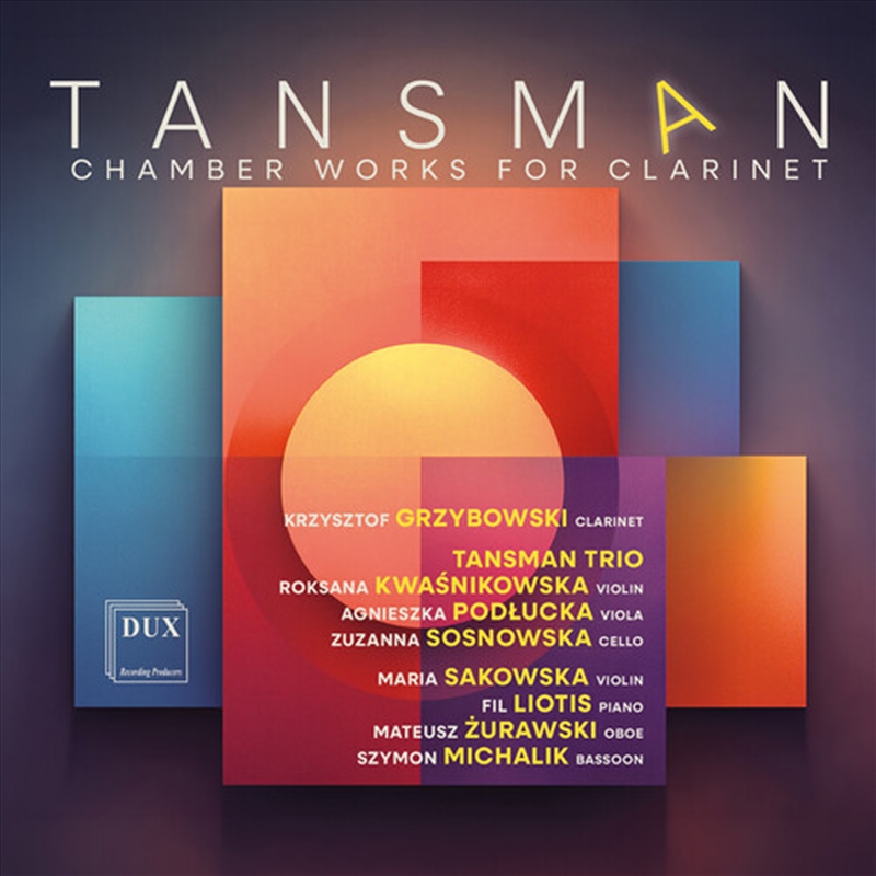 Tansman: Chamber Works For Clarinet/Product Detail/Classical