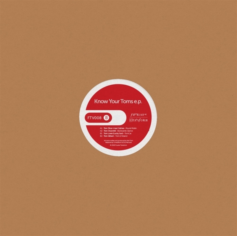 Know Your Toms - Colored Vinyl/Product Detail/Dance