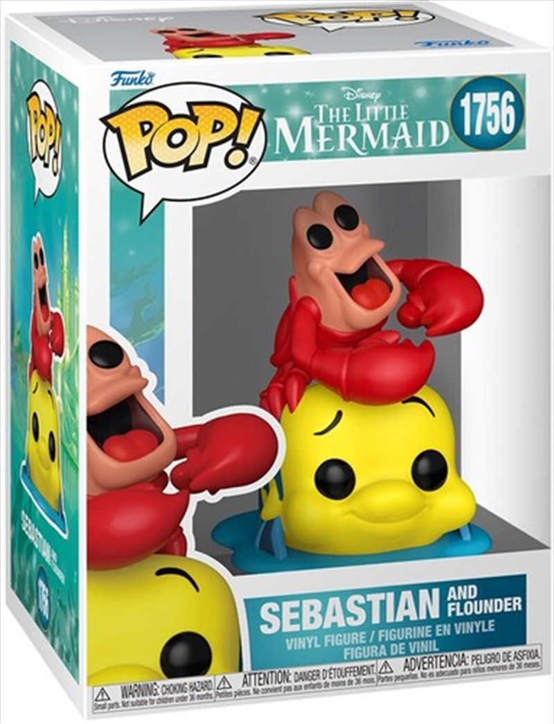 Little Mermaid (1989) - Sebastian & Flounder Pop! Vinyl/Product Detail/Movies