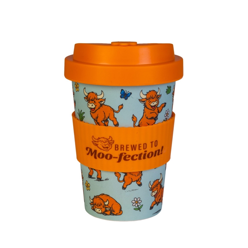 Highland Cow Eco-to-Go Bamboo Cup/Product Detail/Mugs