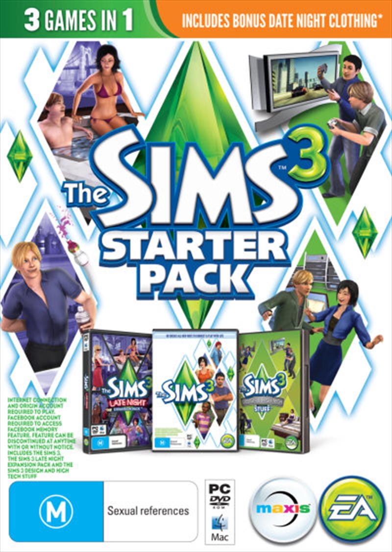 The Sims 3 Starter Pack/Product Detail/Simulation