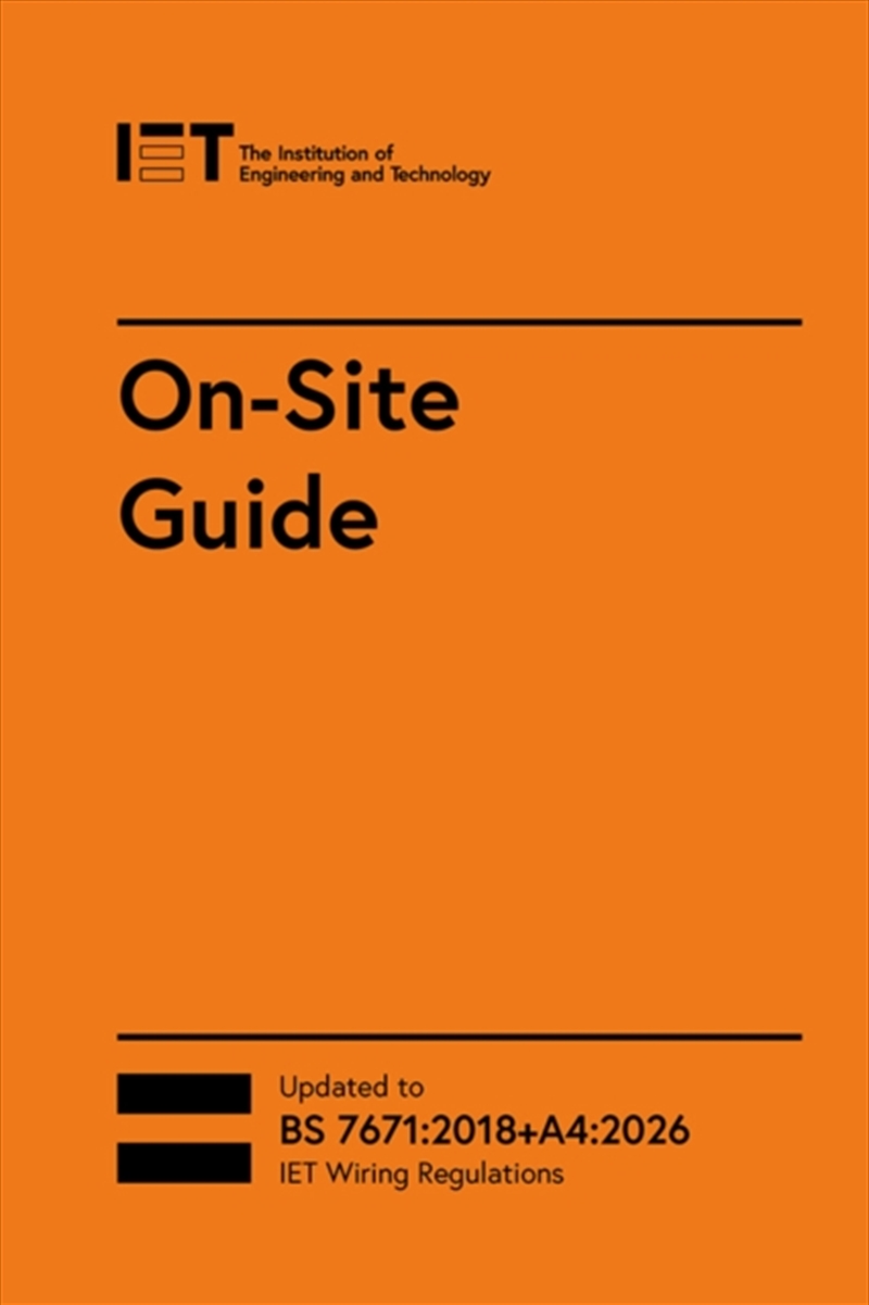 On-Site Guide (BS 7671
2018+A4:2026)/Product Detail/Reading