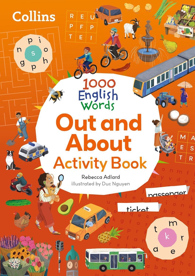 Collins 1000 English Words Activity Book: Out and About/Product Detail/Kids Educational