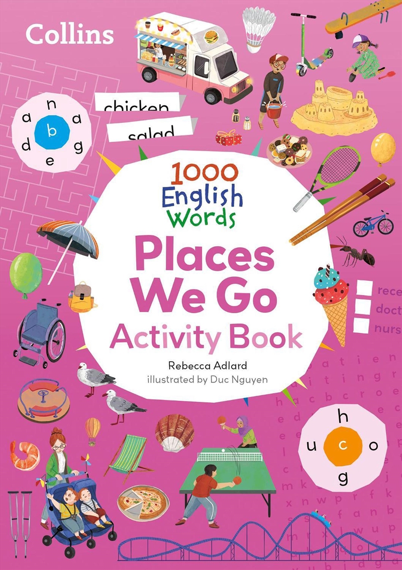 Collins 1000 English Words Activity Book: Places We Go/Product Detail/Kids Educational