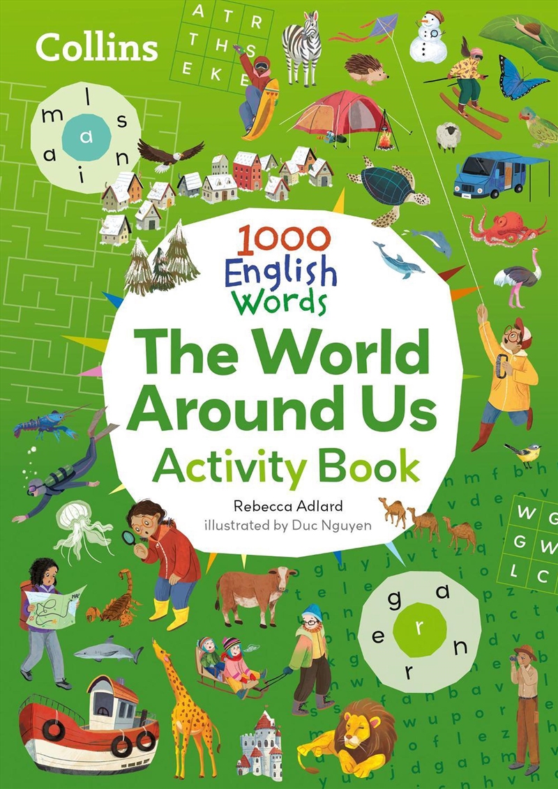 Collins 1000 English Words Activity Book: The World Around Us/Product Detail/Kids Educational